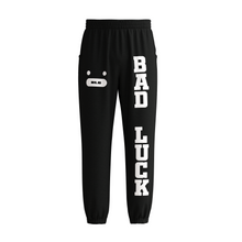 Load image into Gallery viewer, Black Bad Luck Club Sweatpants
