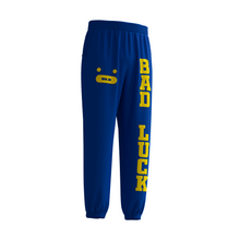 Load image into Gallery viewer, Blue Bad Luck Club Sweatpants
